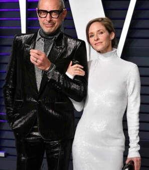 Emilie Livingston with her husband Jeff Goldblum